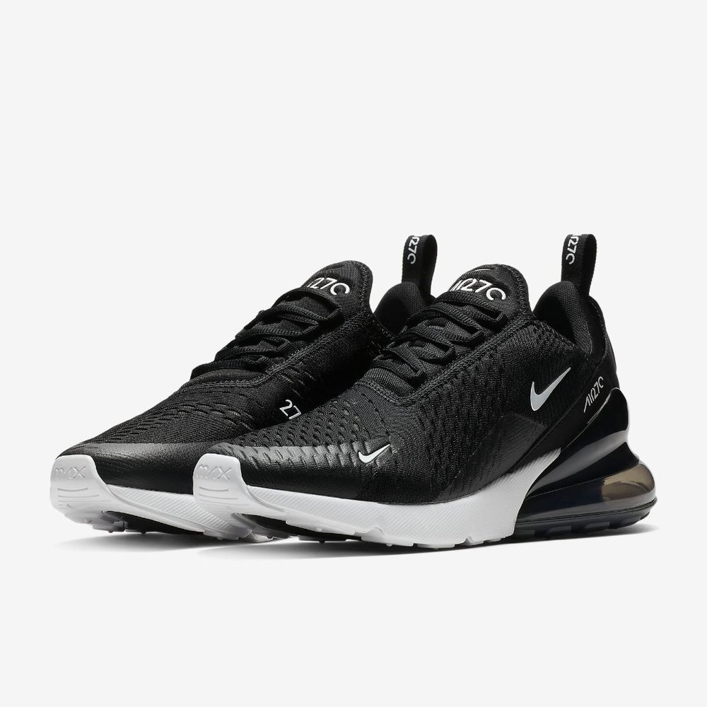 Nike Air Max 270 Black White Running Shoes